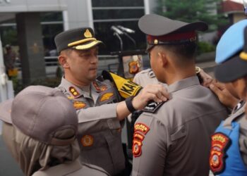 Kapolres Bogor Pimpin Apel Kenaikan Pangkat, Lanjutkan Penanaman Pohon
