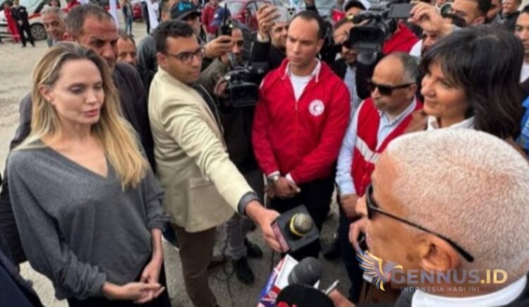 Angelina Jolie Datang ke Perbatasan Rafah: “Anak-Anak Gaza Berhak Punya Harapan”