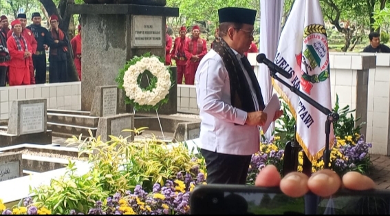 Pramono Datang Memberikan Adopsi Semangat MH Thamrin Dalam Membangun Jakarta, di Acara Haul ke-85