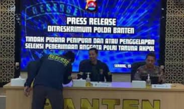 Dirkrimum Polda Banten Ungkap Penipuan Janji Lulus AKPOL Kerugian Rp1 Miliar