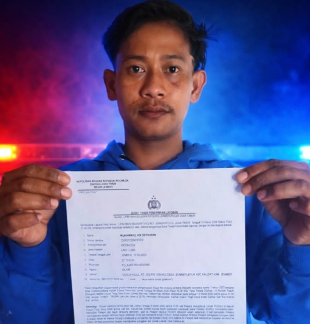Merasa Jadi Korban Penganiayaan, Mahasiswa di Jember Laporkan Seorang Pria ke Polisi