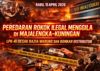 Peredaran Rokok Ilegal Menggila di Majalengka–Kuningan, LPK-RI Desak Razia Warung dan Bongkar Distributor