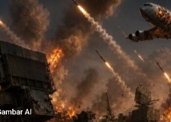 Serangan Iran Hancurkan 228 Aset Strategis AS di Kawasan Timur Tengah