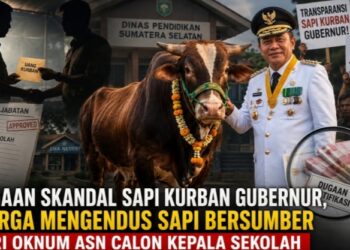 Skandal Sapi Kurban Gubernur, Aktivis Soroti Dugaan Jual Beli Jabatan di Diknas Sumsel