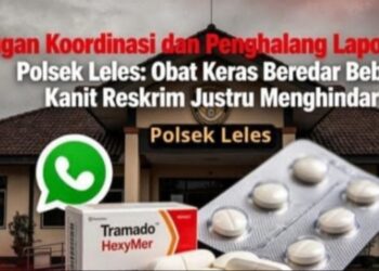 Dugaan Koordinasi dan Penghalang Laporan di Polsek Leles: Obat Keras Beredar Bebas, Kanit Reskrim Justru Menghindar