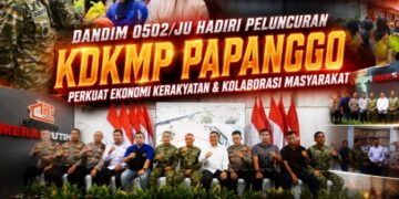 Dandim 0502/JU Hadiri Peluncuran KDKMP Papanggo, Perkuat Ekonomi Kerakyatan dan Kolaborasi Masyarakat
