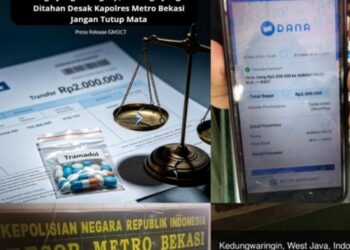 Sudah Transfer Rp2 Juta Lunasi, Namun Pemilik 150 Butir Tramadol Bebas dari Tiga yang Ditangkap, Keluarga yang Ditahan Desak Kapolres Metro Bekasi Jangan Tutup Mata!