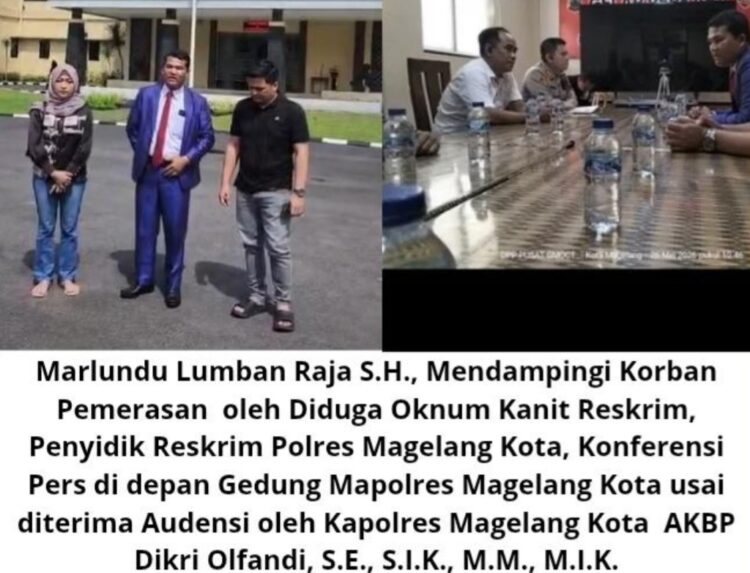 Audensi Bersama Kapolres Magelang Kota Memanas! Kasatreskrim Akui Terkait RJ Pihak Korban Bantah Terima Berkas & Merasa Diperas