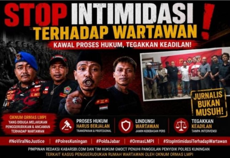 Pimpinan Redaksi KabarSBI com dan Tim Hukum Penuhi Panggilan Penyidik Polres Kuningan Terkait Kasus Penggerudukan Rumah Wartawan oleh Oknum Ormas LMPI