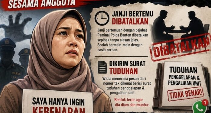 Fakta Terbaru: Widia Nopitasari Ungkap Jalan Berliku Cari Keadilan di Polda Banten, Diintimidasi & Ditekan Sesama Anggota