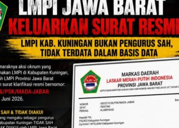 LMPI Jawa Barat Keluarkan Surat Resmi: LMPI Kabupaten Kuningan Bukan Pengurus Sah, Tidak Terdata dalam Basis Data