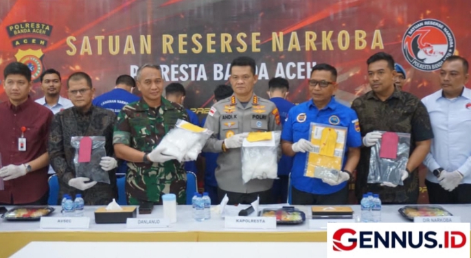 Seludupkan Sabu 4Kg, Empat Pemuda Ditangkap Petugas di Bandara Sultan Iskandar Muda
