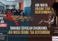 Bangku Sekolah Dikurangi, Air Mata Orang Tua Bertambah