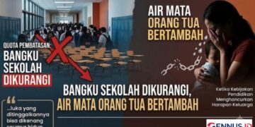 Bangku Sekolah Dikurangi, Air Mata Orang Tua Bertambah