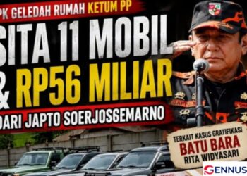 KPK Sita 11 Mobil dan Uang Rp56 Miliar dari Rumah Ketum Pemuda Pancasila Japto Soerjosoemarno
