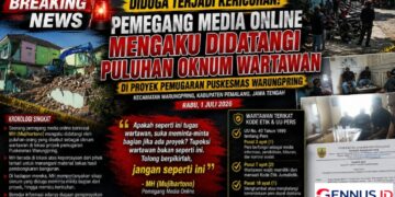 Diduga Diintimidasi Puluhan Oknum Wartawan di Lokasi Proyek Puskesmas Warungpring, Pemegang Media Minta Penegakan Hukum