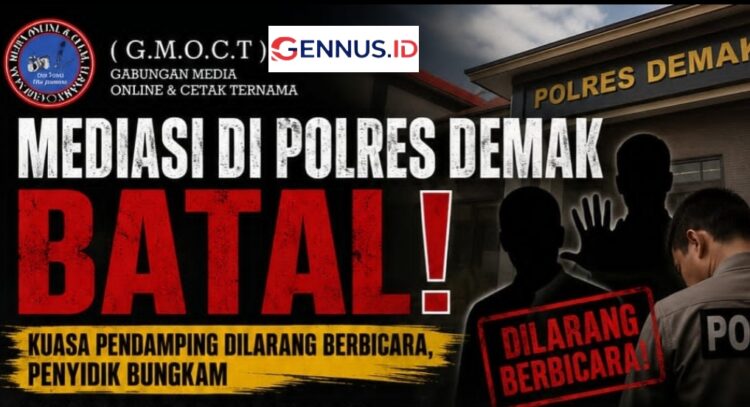 Mediasi di Polres Demak Batal: Kuasa Pendamping Dilarang Berbicara, Penyidik Bungkam
