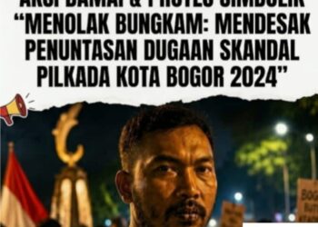 Aksi Damai & Protes Simbolik “Menolak Bungkam: Mendesak Penuntasan Dugaan Skandal Pilkada Kota Bogor 2024”