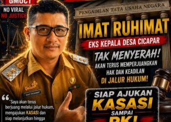 Tak Menyerah Usai Putusan Banding, Eks Kades Cicapar Imat Ruhimat Tegaskan Ajukan Kasasi hingga PK