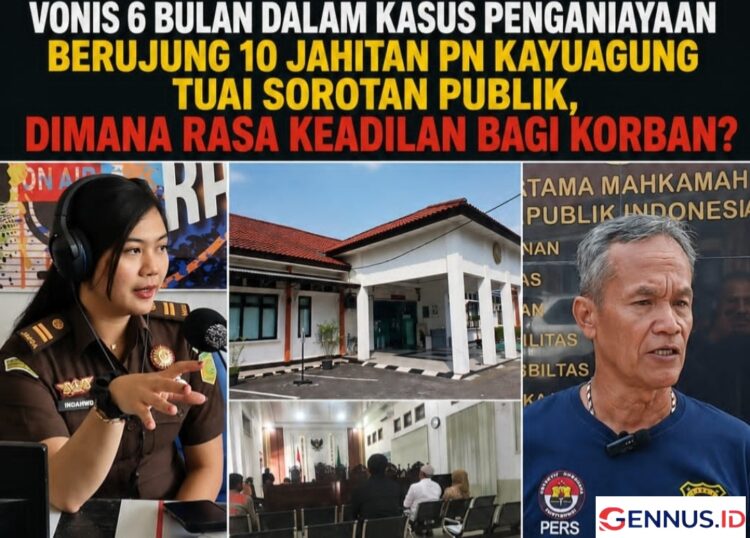 Vonis 6 Bulan Dalam Kasus Penganiayaan Berujung 10 Jahitan, PN Kayuagung Tuai Sorotan Publik “Dimana Rasa Keadilan Bagi Korban?