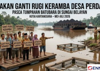Warga Desa Perdana Desak Penyelesaian Ganti Rugi Keramba Pasca Dugaan Tumpahan Batubara di Sungai Belayan