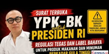 Surat Terbuka YPK-BK untuk Presiden RI: Muh Yusuf, SE., SH., MH., Minta Regulasi Tegas dan Label Bahaya untuk Produk Makanan dan Minuman Berkadar Gula Tinggi