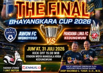 The Final  Bhayangkara Cup 2026: Puncak Pertarungan Awon FC Wonoyoso vs Pandawa Lima FC Kedungwuni “Siap Mengguncang Stadion Widya Manggala Krida”