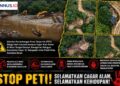 Tambang Emas Ilegal Merambah Cagar Alam di Sungai Kampar, GMOCT Minta Penegak Hukum Bertindak Tegas