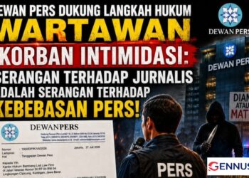 Dewan Pers Dukung Langkah Hukum Wartawan Korban Intimidasi: Serangan Terhadap Jurnalis Adalah Serangan Terhadap Kebebasan Pers