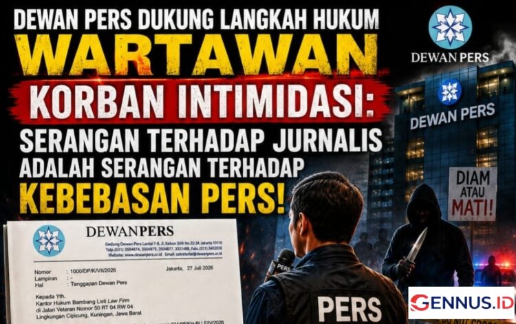 Dewan Pers Dukung Langkah Hukum Wartawan Korban Intimidasi: Serangan Terhadap Jurnalis Adalah Serangan Terhadap Kebebasan Pers