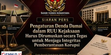Yayasan Sandi Yudha Nusantara: Pengaturan Denda Damai dalam RUU Kejaksaan Perlu Dirumuskan secara Tegas demi Menjaga Integritas Sistem Pemberantasan Korupsi