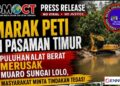 Marak PETI di Pasaman Timur: Puluhan Alat Berat Merusak Muaro Sungai Lolo, Masyarakat Minta Tindakan Tegas!