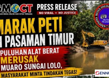 Marak PETI di Pasaman Timur: Puluhan Alat Berat Merusak Muaro Sungai Lolo, Masyarakat Minta Tindakan Tegas!