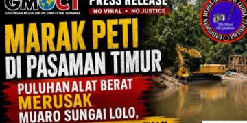 Marak PETI di Pasaman Timur: Puluhan Alat Berat Merusak Muaro Sungai Lolo, Masyarakat Minta Tindakan Tegas!