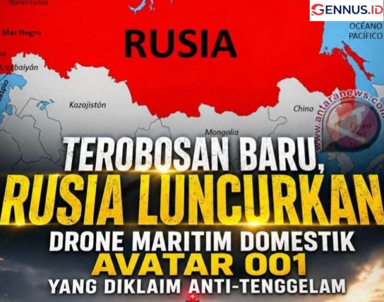 Inovasi Militer Rusia: Avatar 001 Drone Maritim Tanpa Awak ” Tidak Bisa Tenggelam