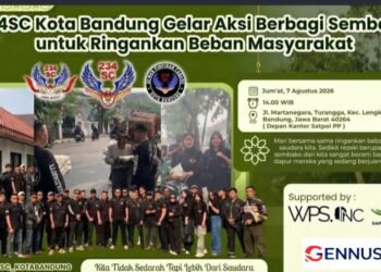 234SC Kota Bandung Gelar Aksi Berbagi Sembako untuk Ringankan Beban Masyarakat