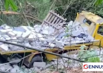 Kecelakaan Maut! Motor Tabrak Truk Bermuatan Hebel di Cibokor Cigudeg Tewas Ditempat