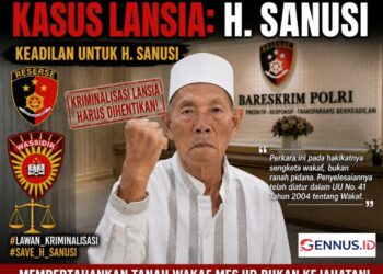 Dua Bulan Tak Ada Kepastian, Kuasa Hukum H. Sanusi Tagih Gelar Perkara Khusus ke Bareskrim Polri