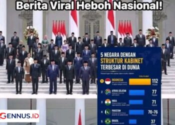 Kalahkan Brazil dan India, Kabinet Merah Putih Catat Rekor Tergemuk di Dunia dengan 112 Pejabat