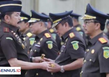 Tekankan Jaga Integritas, Kajagung Lantik 15 Kajati dan Puluhan Pejabat Eselon Dua