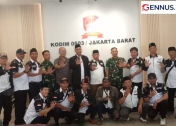 Forkabi Jakbar dan Kodim 0503/JB Sinergi Bersama Jaga Kondusivitas Masyarakat