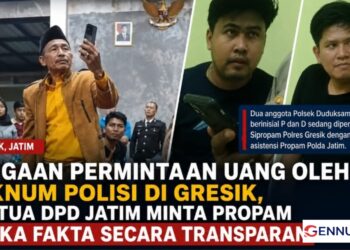 Ketua FWJI DPD Jatim Desak Pemeriksaan Dugaan Penyalahgunaan Wewenang Oknum Polisi Gresik Secara Transparan