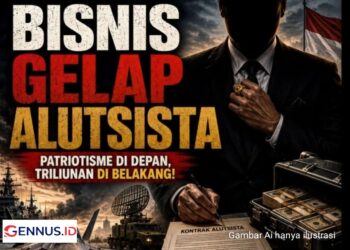 Bisnis Gelap Alutsista: Membongkar Taktik Broker Merampok APBN di Balik Jubah Patriotisme