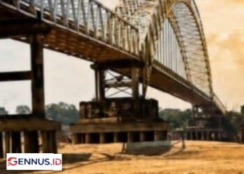Sungai Barito Kering Kerontang, Dasar Sungai Bisa Dilalui Berjalan Kaki