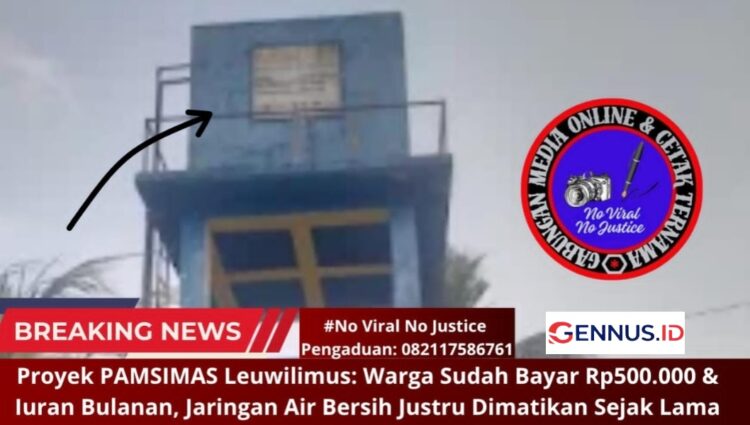 Proyek PAMSIMAS Leuwilimus: Warga Sudah Bayar Rp500.000 & Iuran Bulanan, Jaringan Air Bersih Justru Dimatikan Sejak Lama