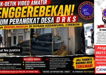 Detik-detik Video Amatir Penggerebekan: Oknum Perangkat Desa D R K S Diduga Berselingkuh di Kosan Kedawung, Cirebon