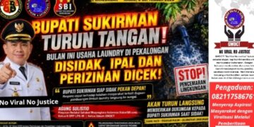Bupati Sukirman Turun Tangan: Pekan Depan Usaha Laundry di Pekalongan Disidak, IPAL & Perizinan Dicek Menyeluruh