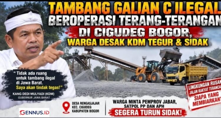 Tambang Galian C Ilegal Beroperasi Terang-Terangan di Cigudeg Bogor, Warga Desak KDM Tegur & Sidak