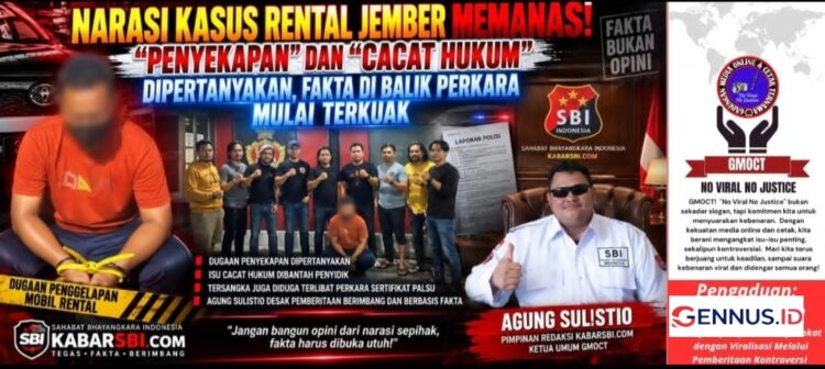 Kasus Rental Jember Memanas: Dugaan Penyekapan & Cacat Hukum Dipertanyakan, Fakta Mulai Terkuak