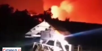 TPA Geluga Cibungbulang Kabupaten Bogor Kebakaran